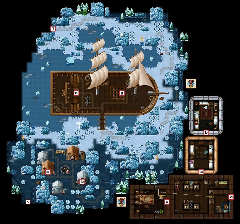 3-1 FROZEN PIRATE SHIP