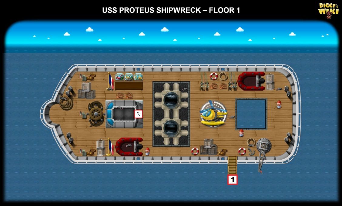 17-1 USS PROTEUS SHIPWRECK