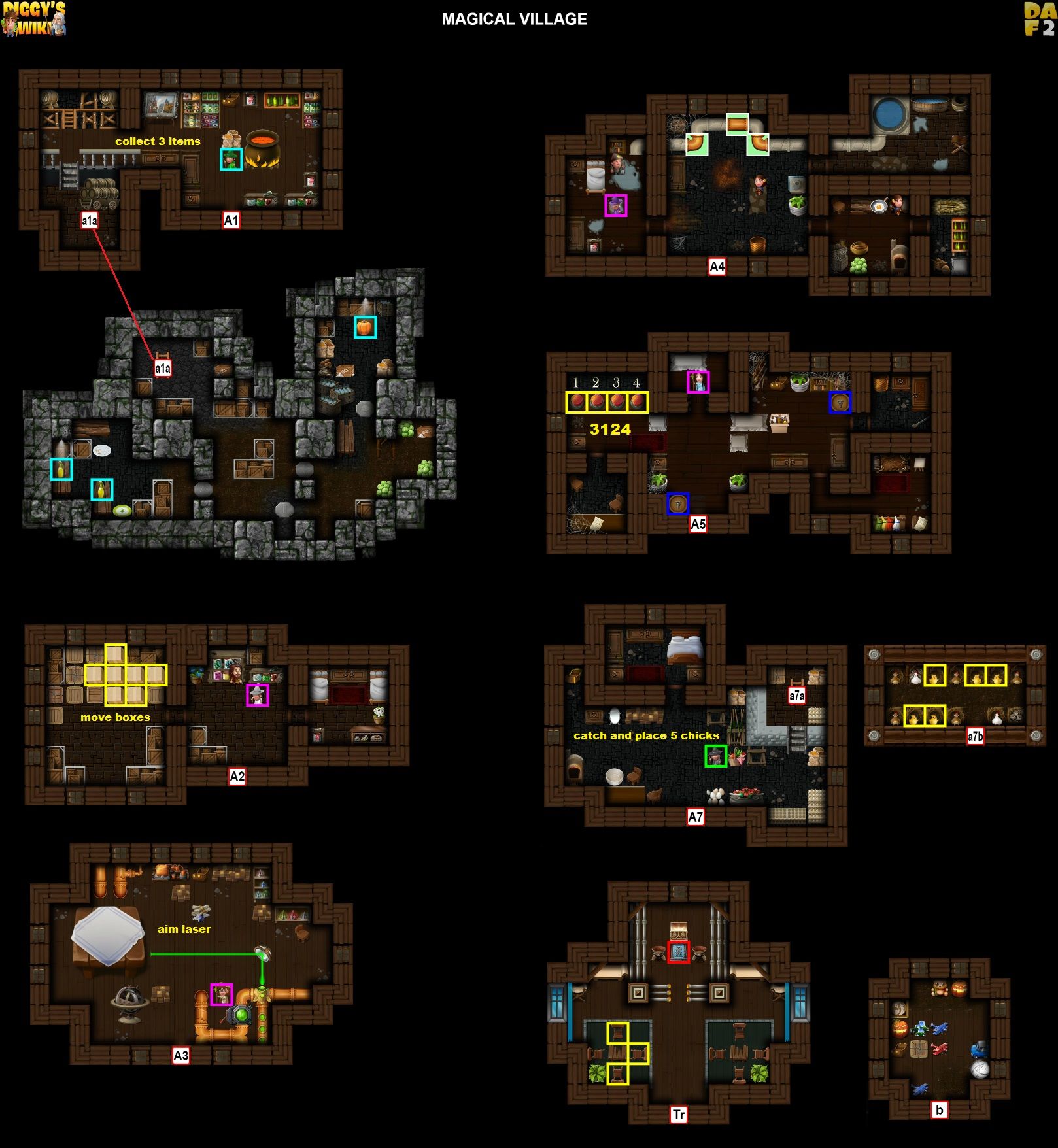 1-3 MAGICAL VILLAGE - MAGICAL BEASTS